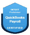 Intuit ProAdvisor QuickBooks Payroll Certified certification badge